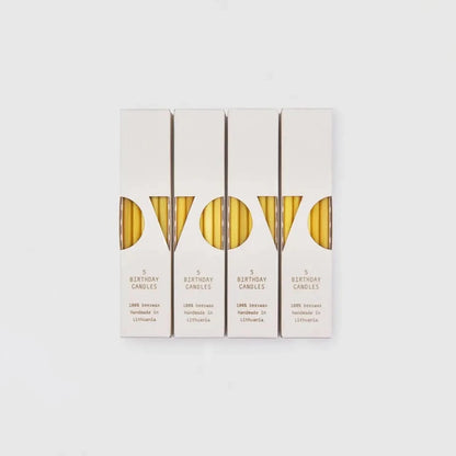 OVO 5 Birthday Candles  - Blue Tone