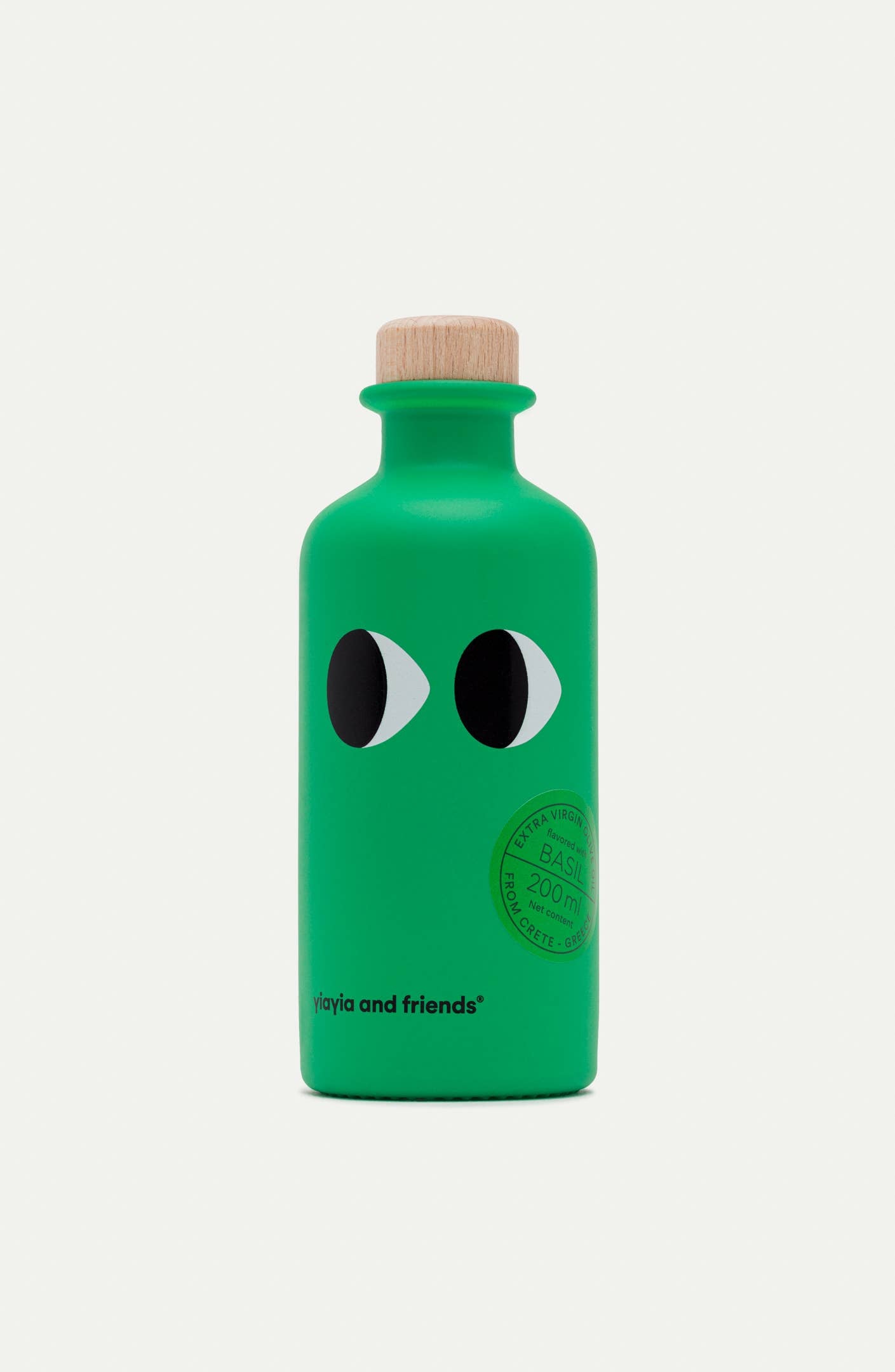 Extra Virgin Olive Oil with basil