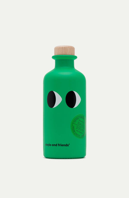 Extra Virgin Olive Oil with basil
