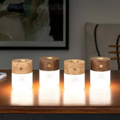 Smart Diffuser Lamp: Walnut