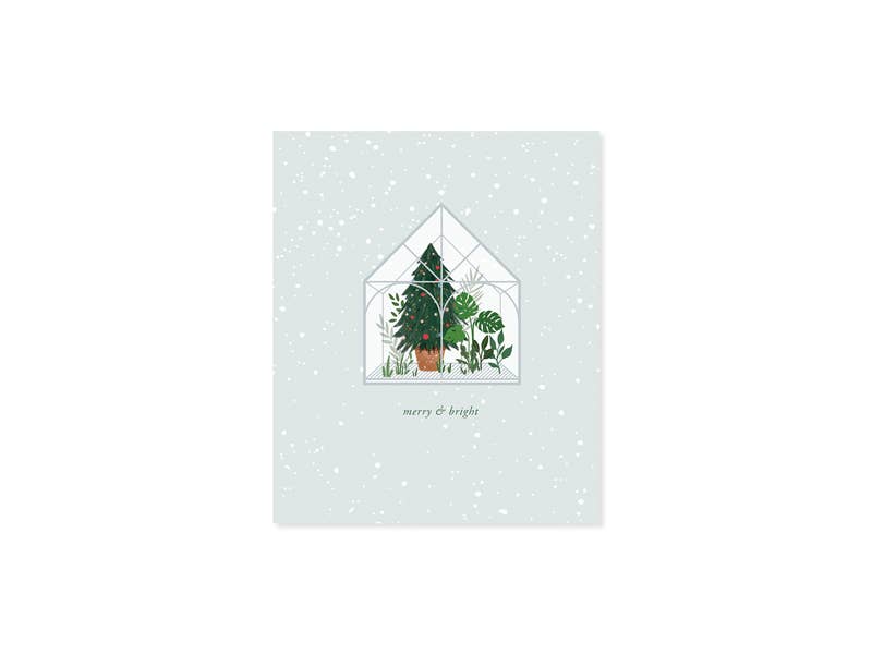 Winter Greenhouse Pop-Up Card