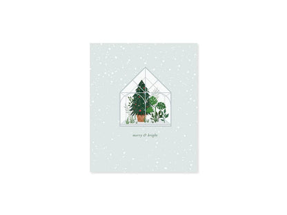 Winter Greenhouse Pop-Up Card