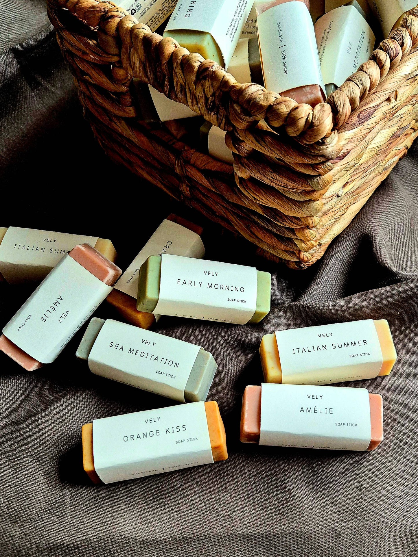 Natural Mini Soap, Guest Soap "Italian Summer", 50g