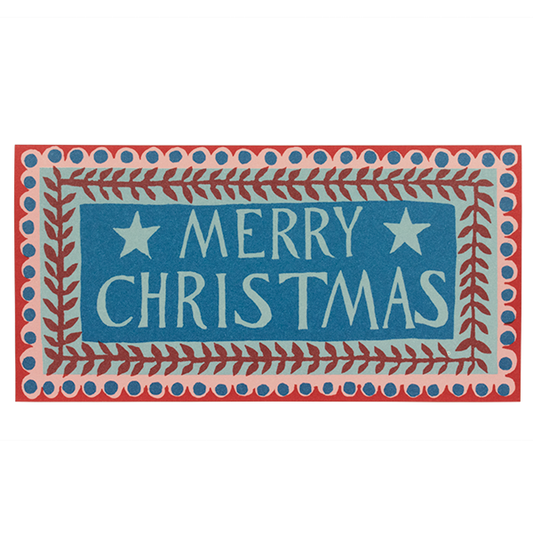 Cambridge Imprint Long Cards Merry Christmas Pattern / PK 6