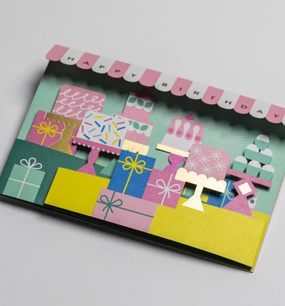 Birthday Bakeshop Cascading Pop-Up Card