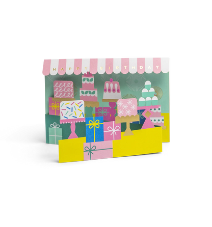 Birthday Bakeshop Cascading Pop-Up Card