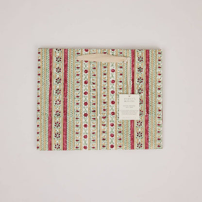 Block Printed Gift Bags (Medium) - Traditional Christmas