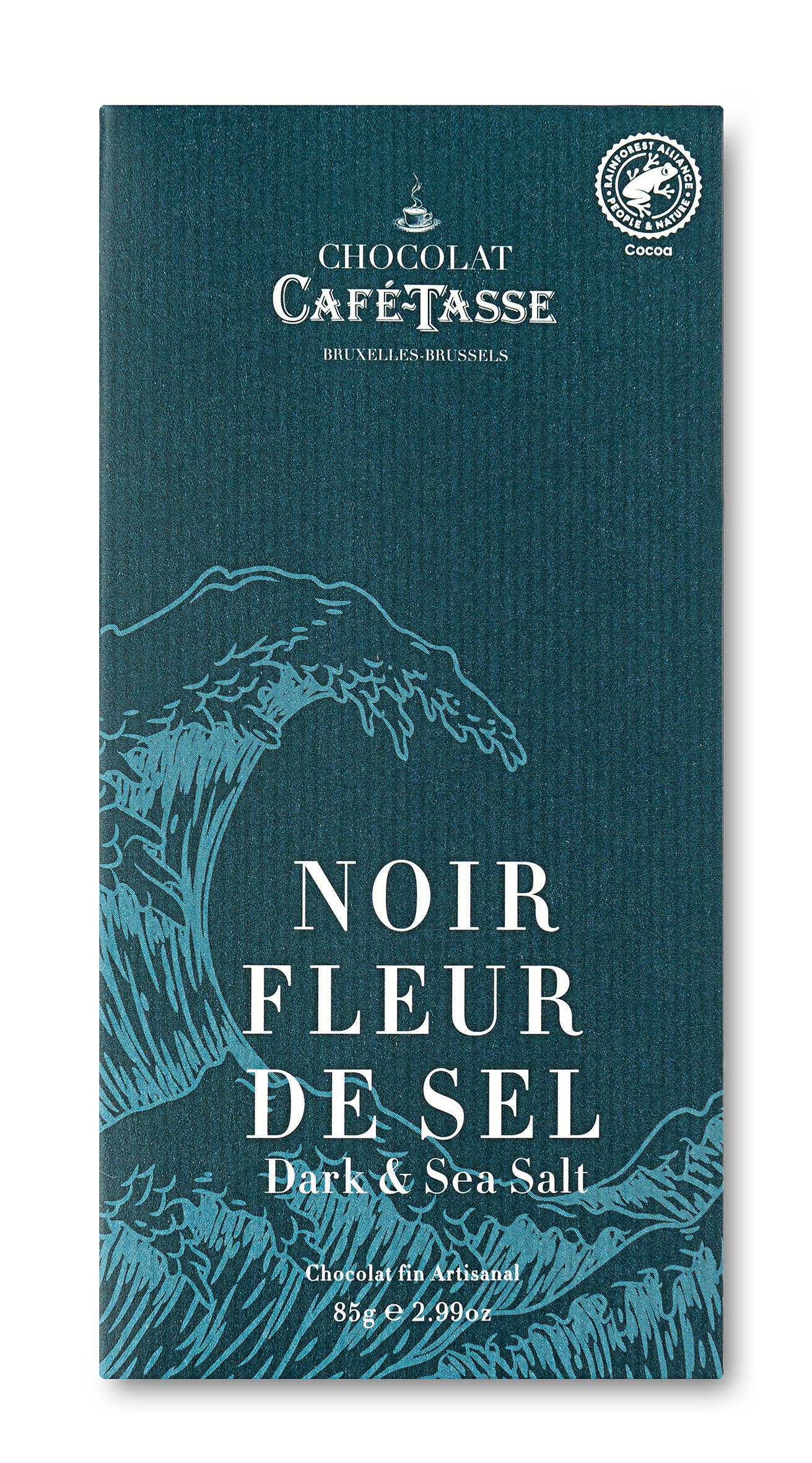 Cafe-Tasse Chocolate Bar 85g 
Fleur de Sel dark