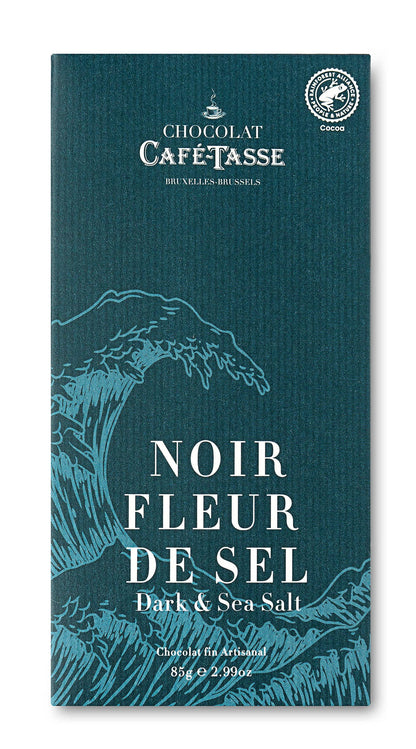Cafe-Tasse Chocolate Bar 85g 
Fleur de Sel dark