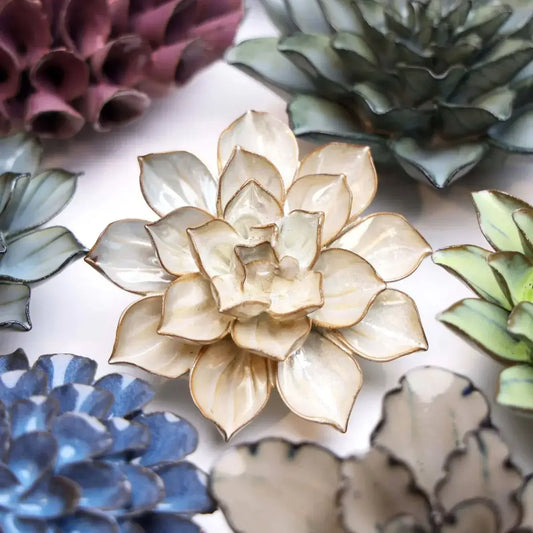 Ceramic Flower - Metallic Frikartii Aster
