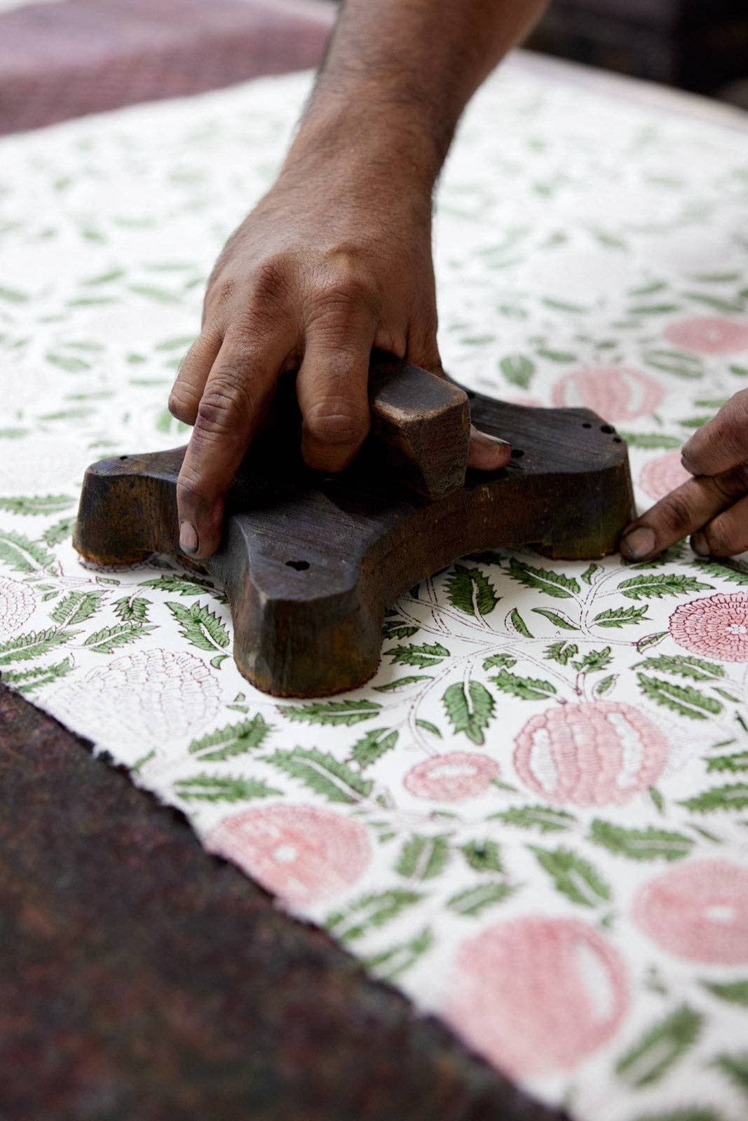 Hand Block Printed Gift Bags (Large) - Blush Refresh Collection