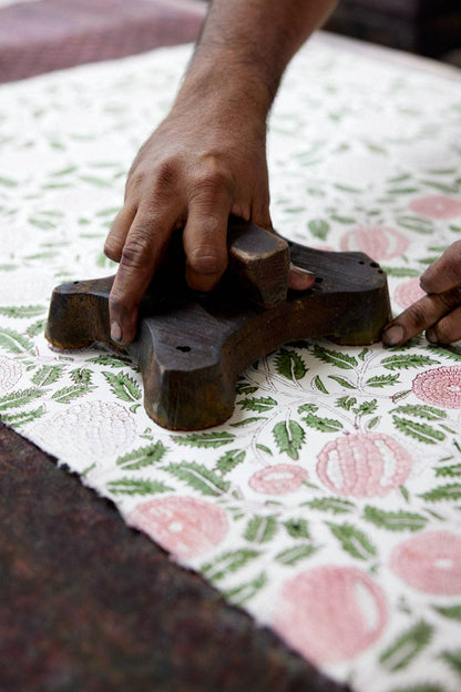 Hand Block Printed Gift Bags (Large) - Blush Refresh Collection