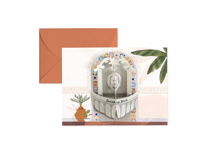 Fountain Pop-Up Card