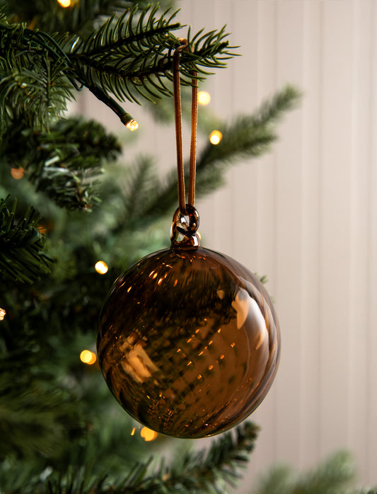 Whittington Christmas Bauble - Antique Brown