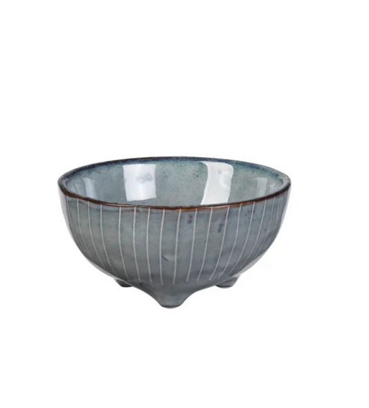 Nordic Sea Bowl with Small Feet