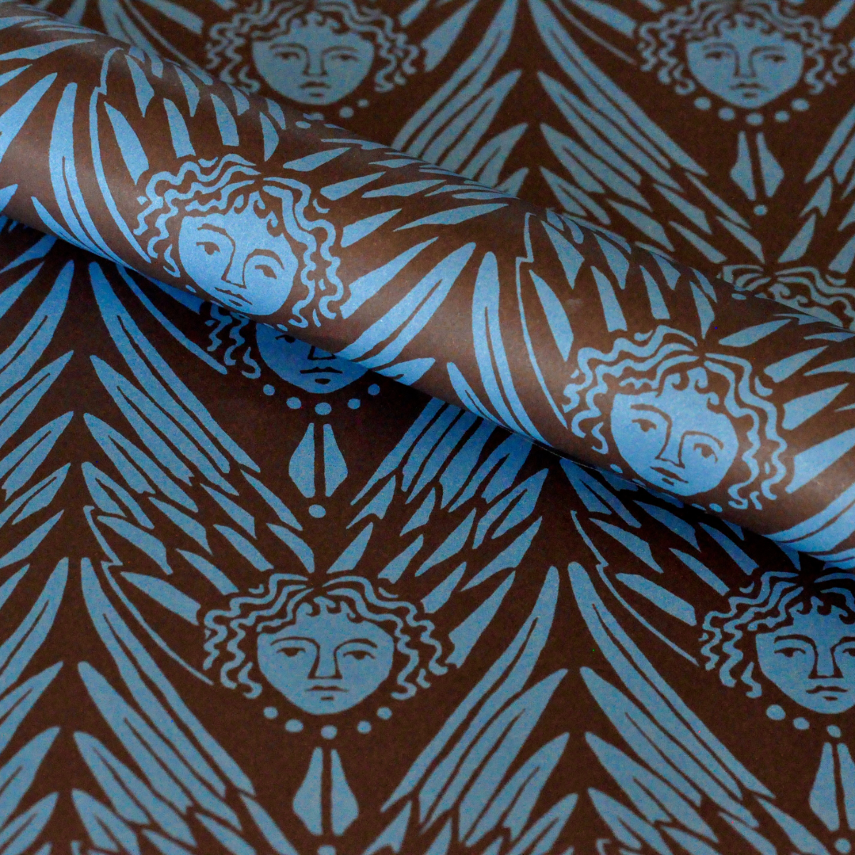 Cambridge Imprint Patterned Paper Suffolk Angels Bruised Copper
