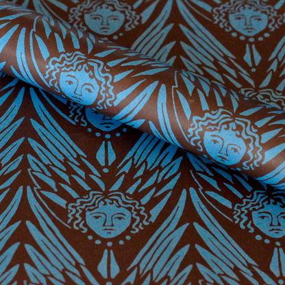 Cambridge Imprint Patterned Paper Suffolk Angels Bruised Copper