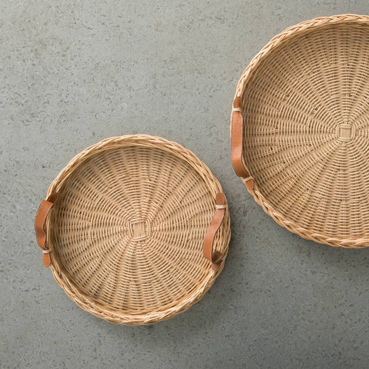 Rattan Round Tray Sevilla: Small