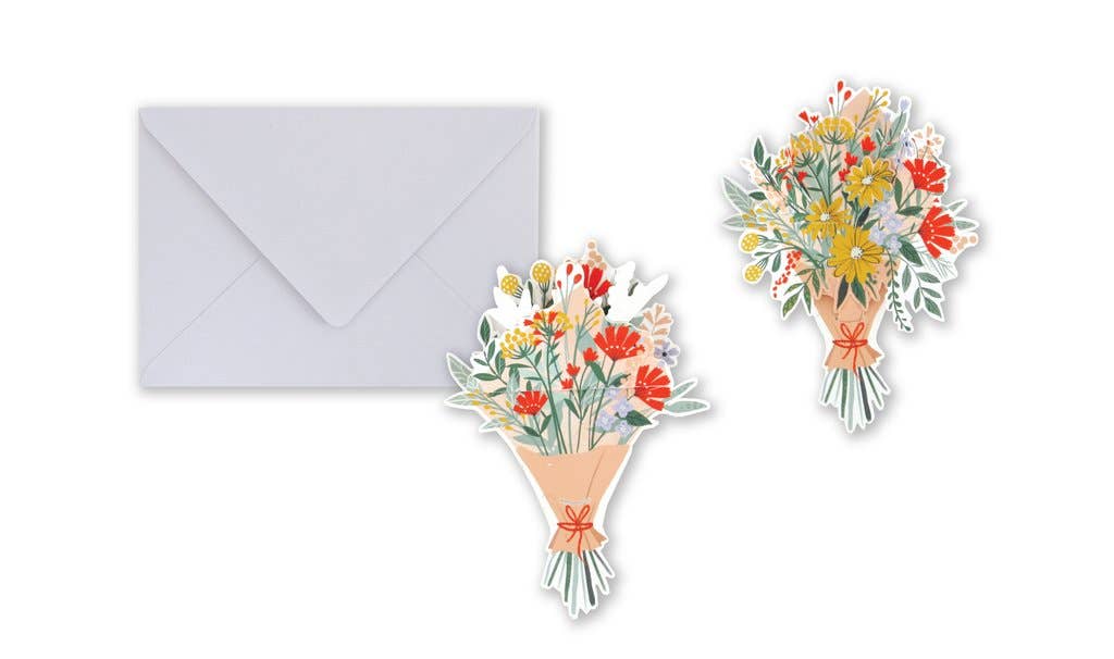 Wildflower Bouquet Pop-Up Card