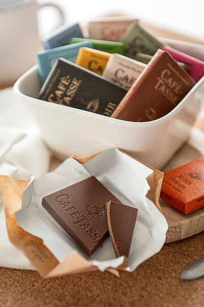Cafe Tasse Pack of 20 Mini Chocolate Bars