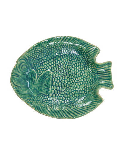 Fish Serving dish / Green