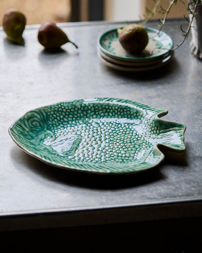 Fish Serving dish / Green