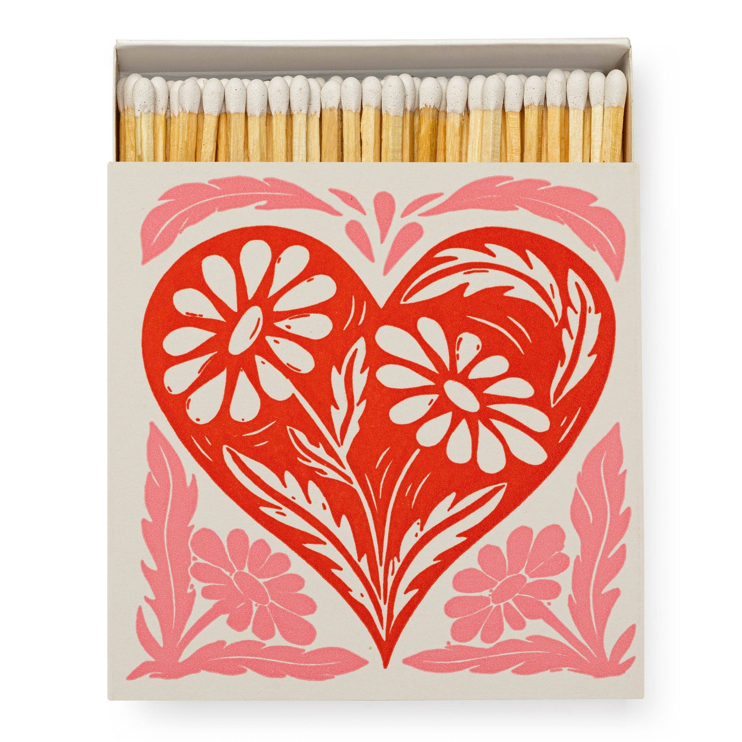 Botanical Heart | Square Matchboxes