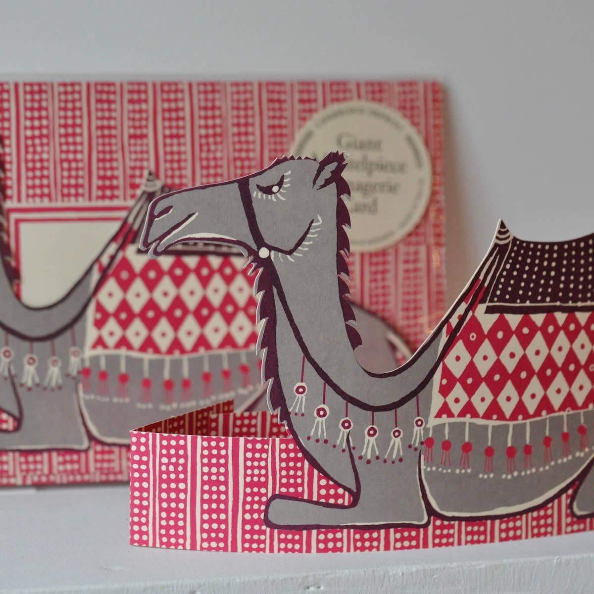 Giant Mantelpiece Menagerie Card: The Camel