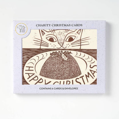 AGBI Christmas Card Pack - Christmas Cat