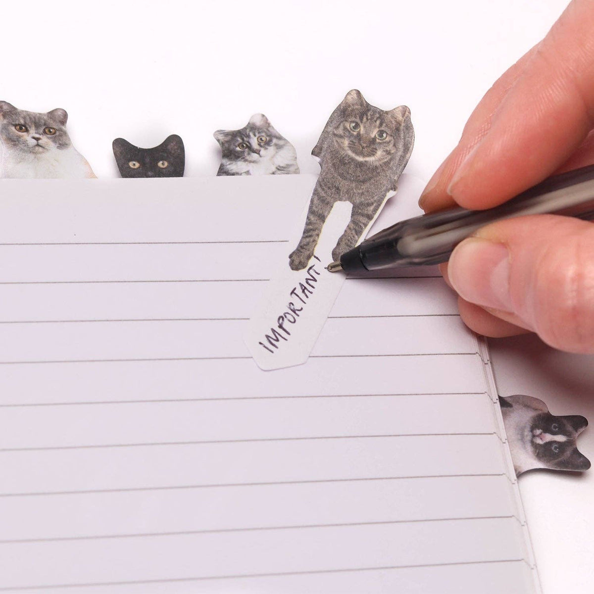 Cat Page Markers | Cute Sticky Tabs for Readers