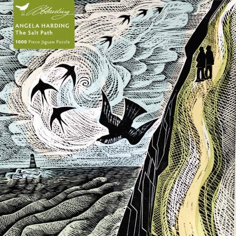 Adult Sustainable Jigsaw Puzzle Angela Harding / Cornish Path /1000 / Piece Jigsaw Puzzles