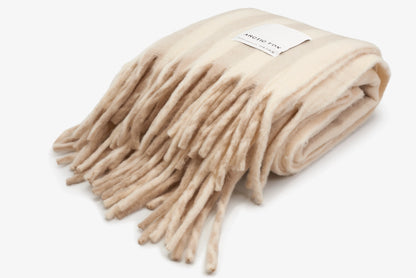 Artic Fox Pale Taupe Throw