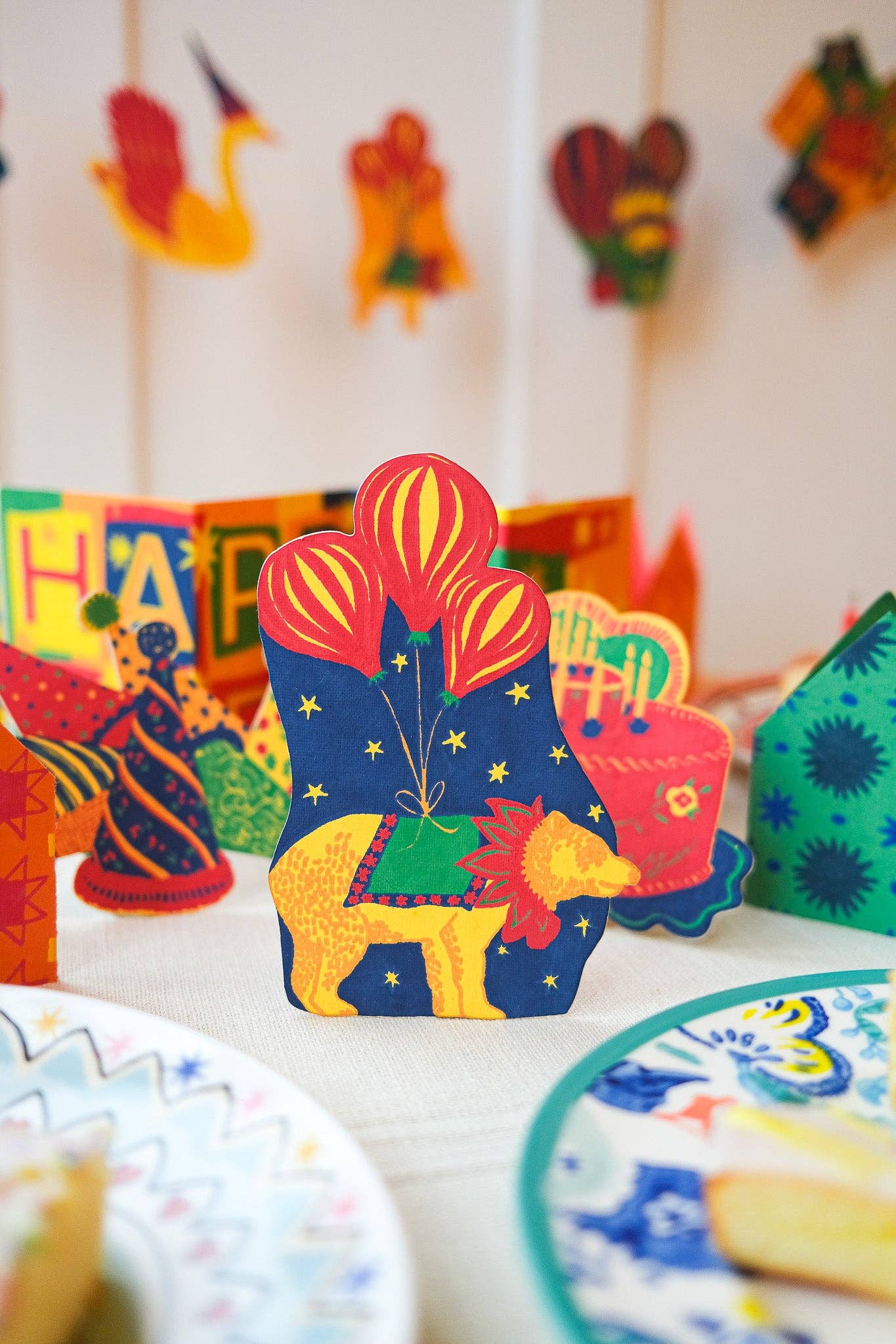 Party Bear Greeting Card