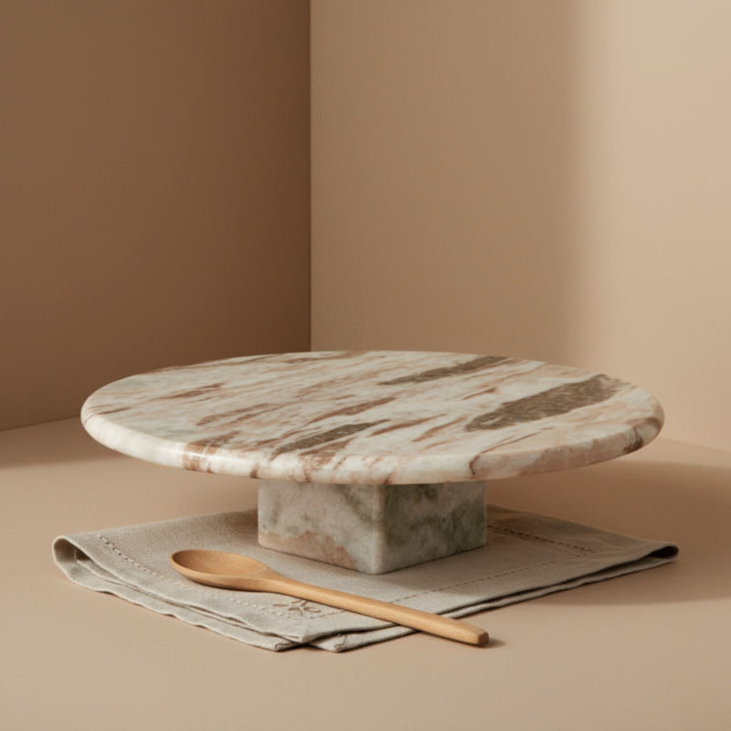 Waterfall Marble Footed Board