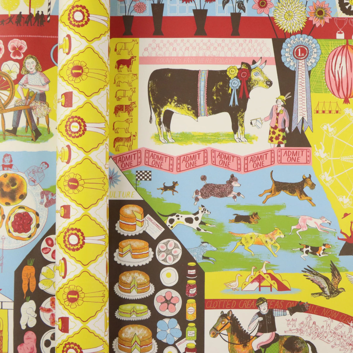 Country Show Sheet Wrapping Paper
