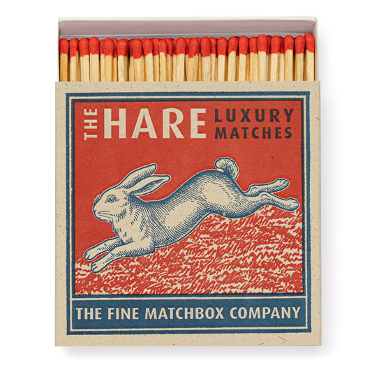 Archivist Square Box Matches - The Hare