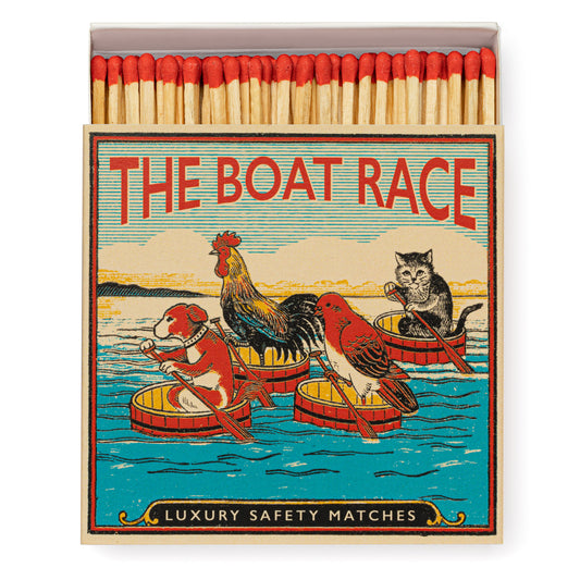 Archivist Square Box Matches - The Boat Race