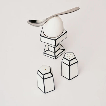 Pepper + Salt Set / 2 White/Black