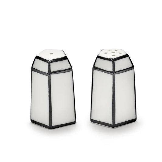 Pepper + Salt Set / 2 White/Black