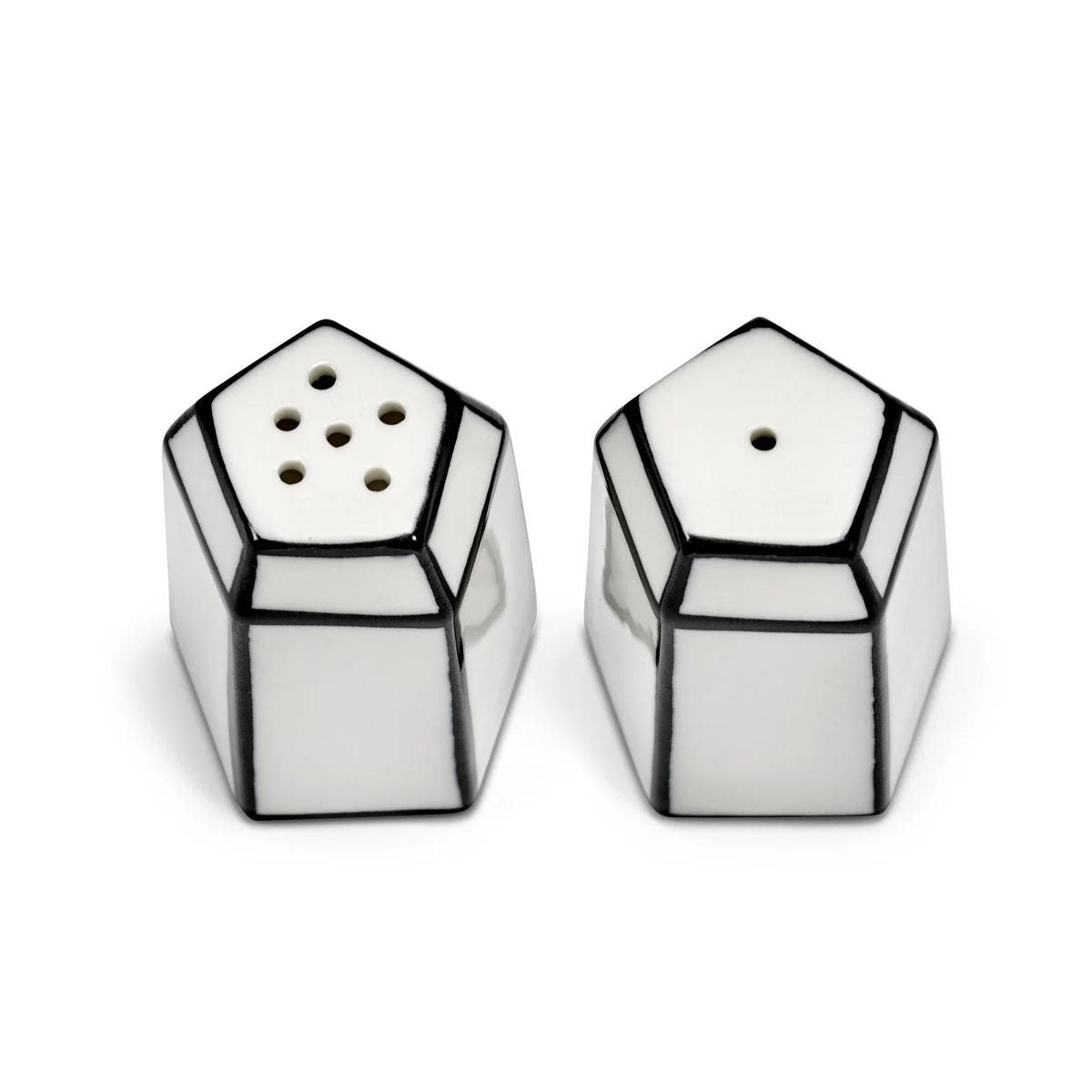 Pepper + Salt Set / 2 White/Black