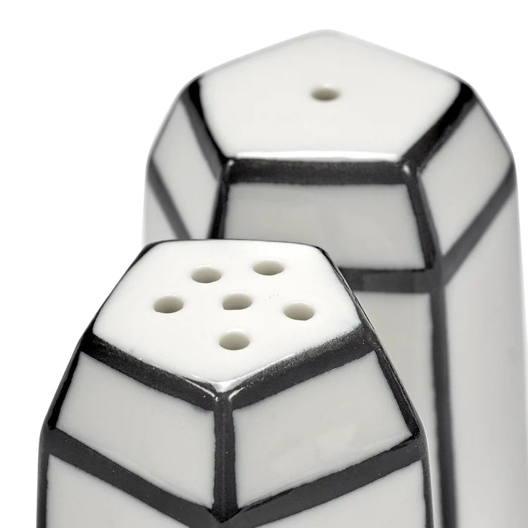 Pepper + Salt Set / 2 White/Black