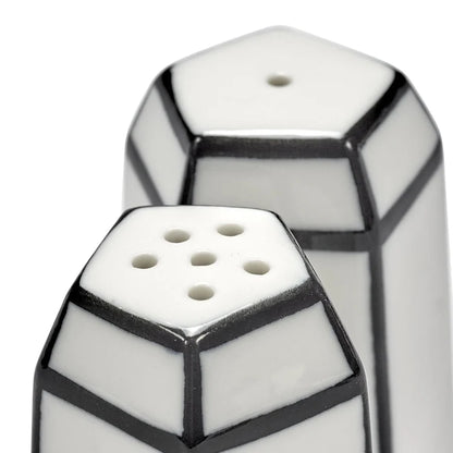 Pepper + Salt Set / 2 White/Black