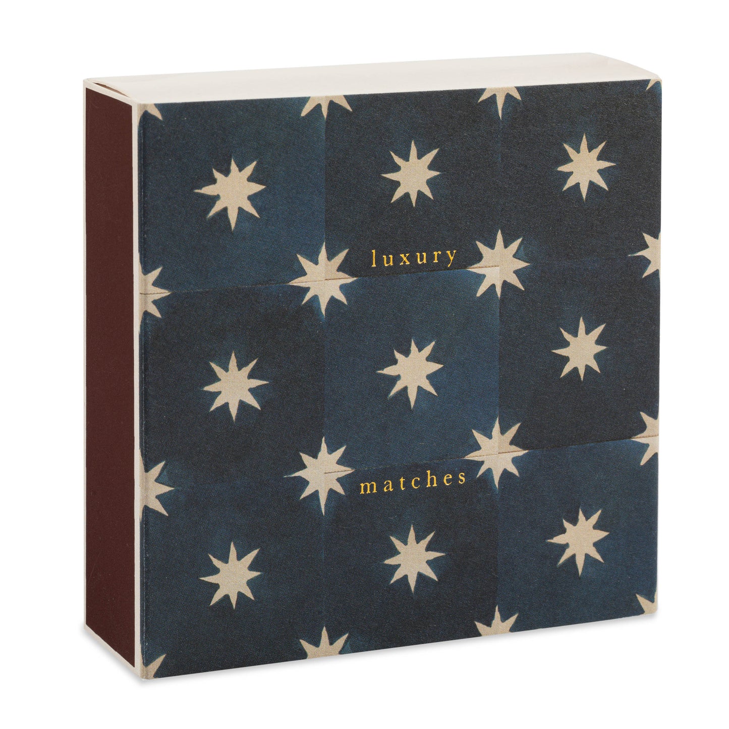 Archivist Square Box Matches - Navy Star