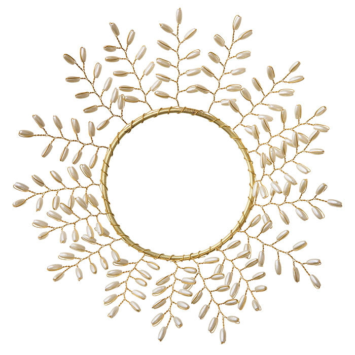 Beaded Candle Ring / Gia Pearl