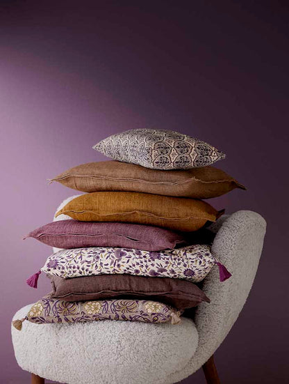 Bungalow Linen Cushion - Pecan