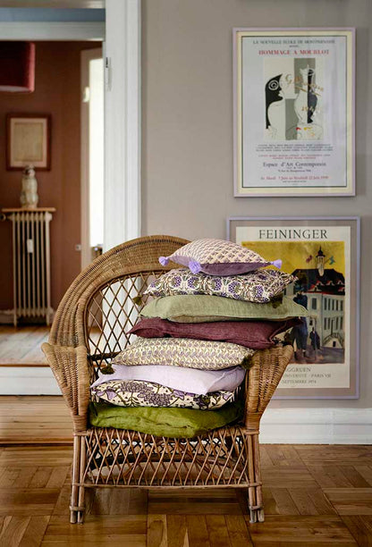 Bungalow Linen Cushion 50x50cm - Fig