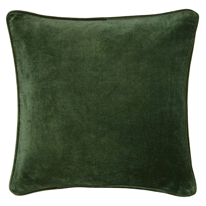 Bungalow Velvet Cushion - Forest