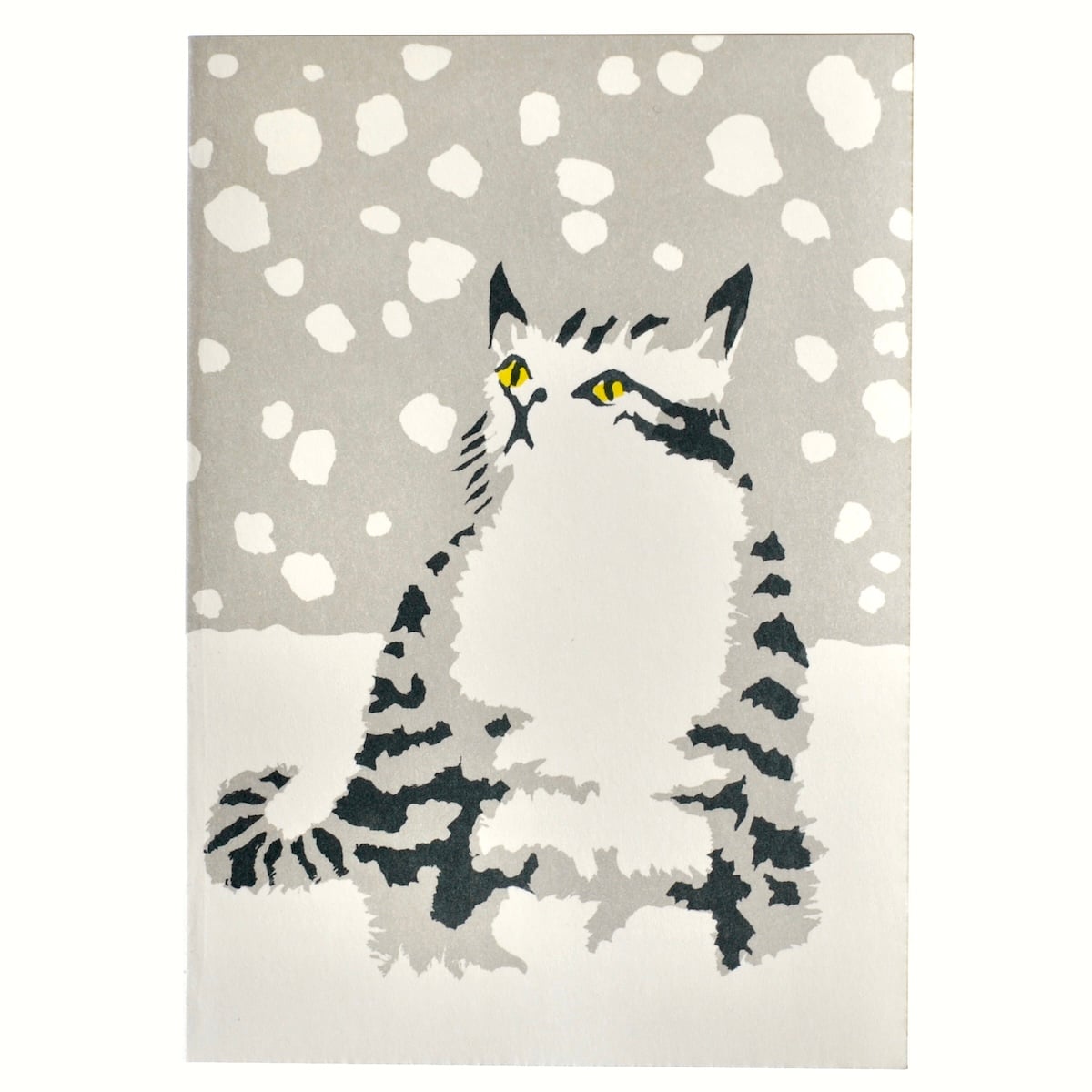 Cambridge Imprint Card Snow Cat
