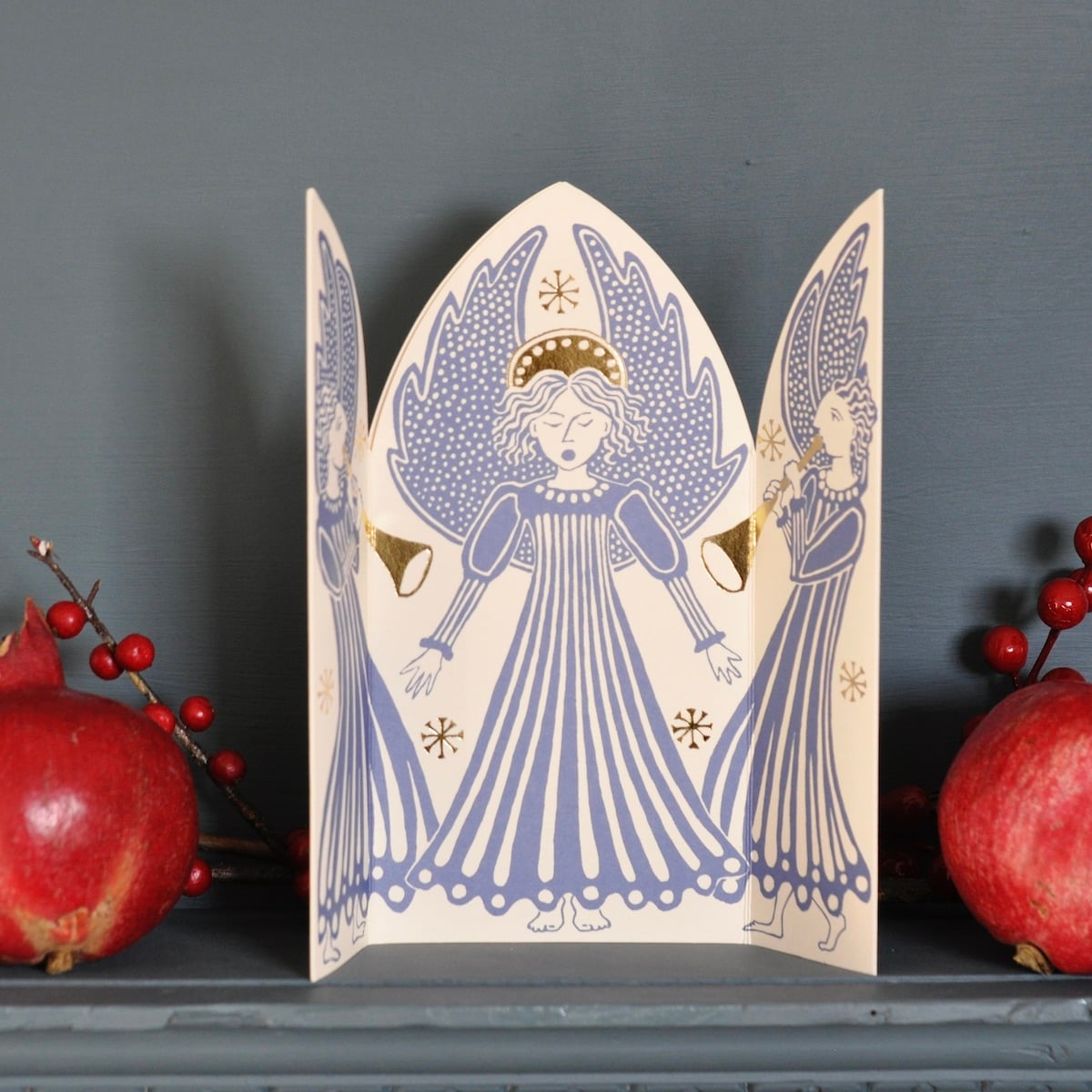 Cambridge Imprint Extra Special Choir of Angels Triptych Card