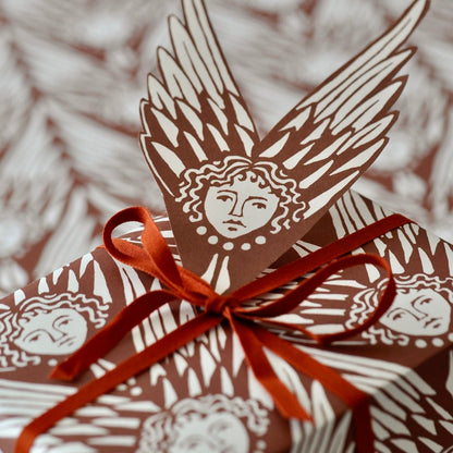 Cambridge Imprint Patterned Paper Suffolk Angels Bruised Cocoa